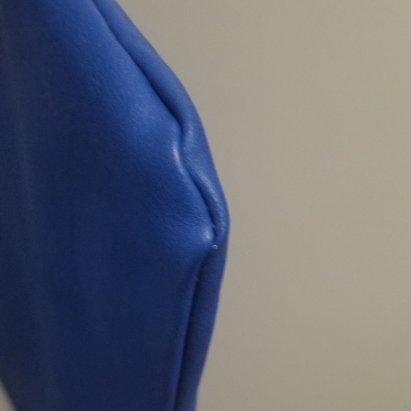 NWOT Blue Zara "Caution Feeling Lucky" Clutch - Picture 6 of 6